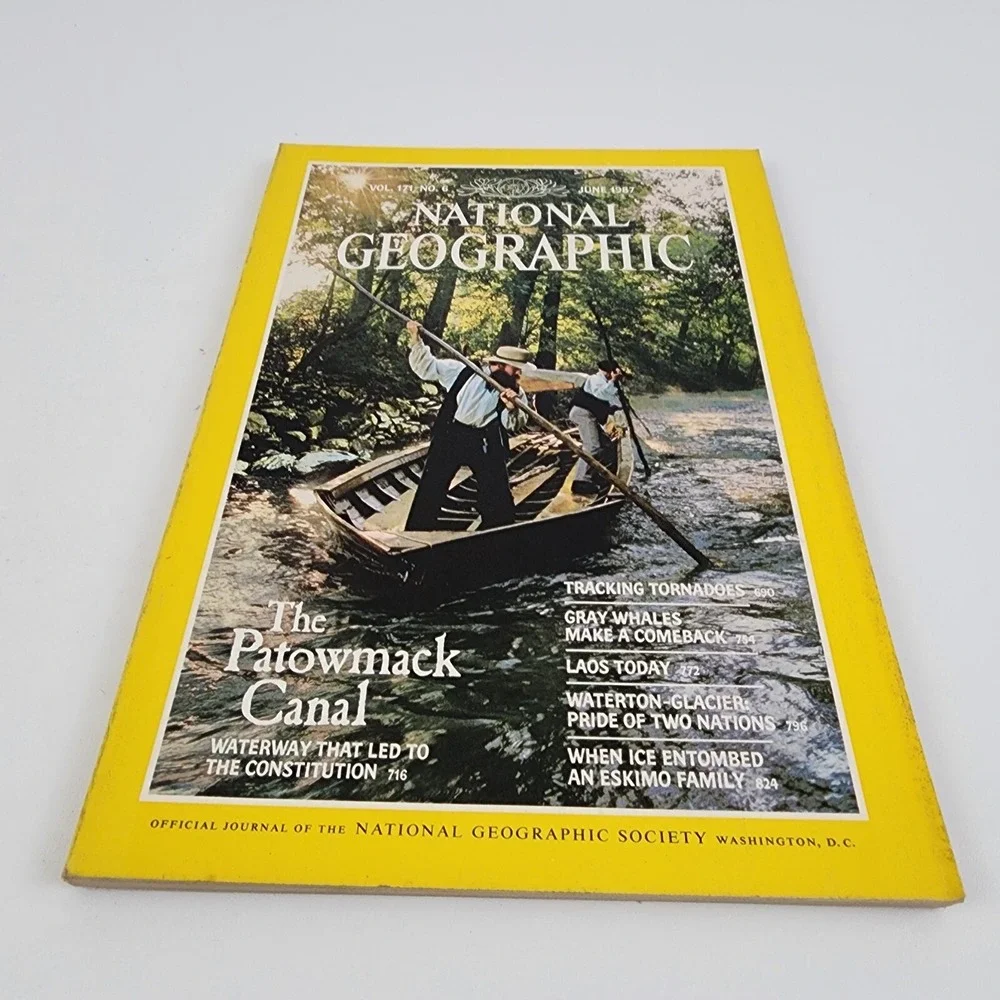 National Geographic Magazine June 1987 No  Insert